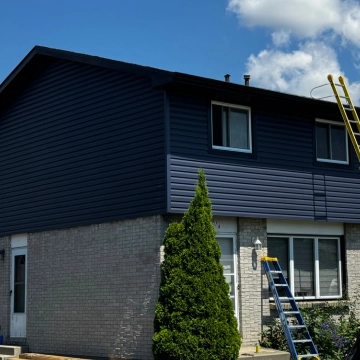 double 4.5inch vinyl cove siding