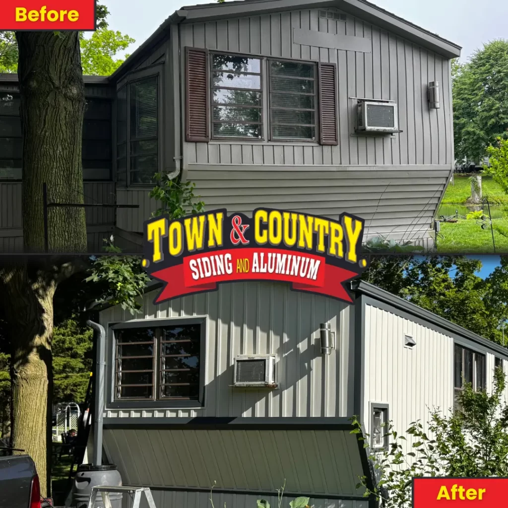 london siding and eavestroug installation